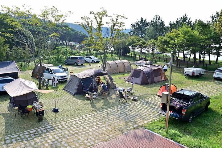 상족암오토캠핑장 사진