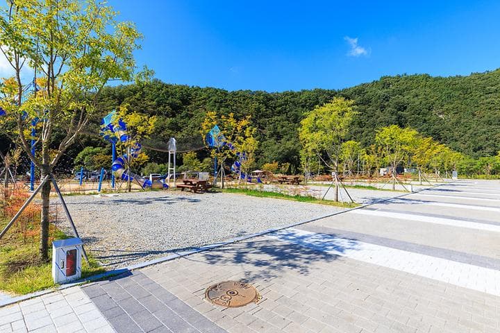 빙계얼음골 야영장 사진