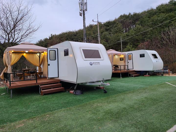 산마루카라반 캠핑장 사진