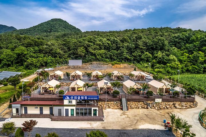 산외 글램핑 캠핑장 사진