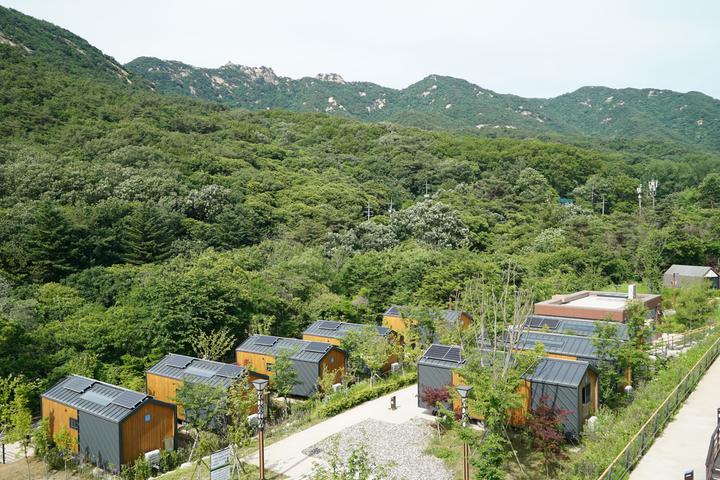 북한산 사기막야영장 캠핑장 사진