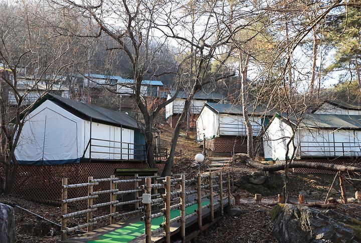 춘천숲자연휴양림 캠핑장 사진