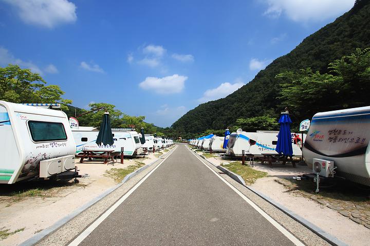 치산관광지 캠핑장 캠핑장 사진