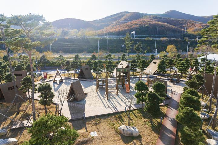망상오토캠핑리조트 캠핑장 사진